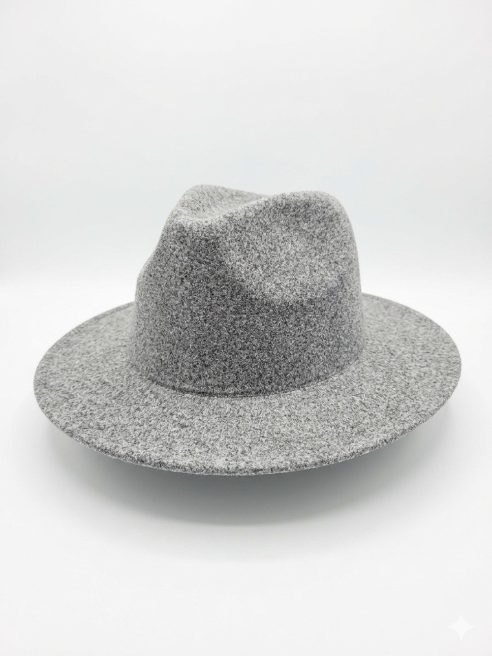 Universal Thread Heather Gray Wide Brim Fedora Hat